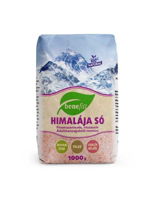 Benefitt Himalája só rózsaszínű finomszemcsés