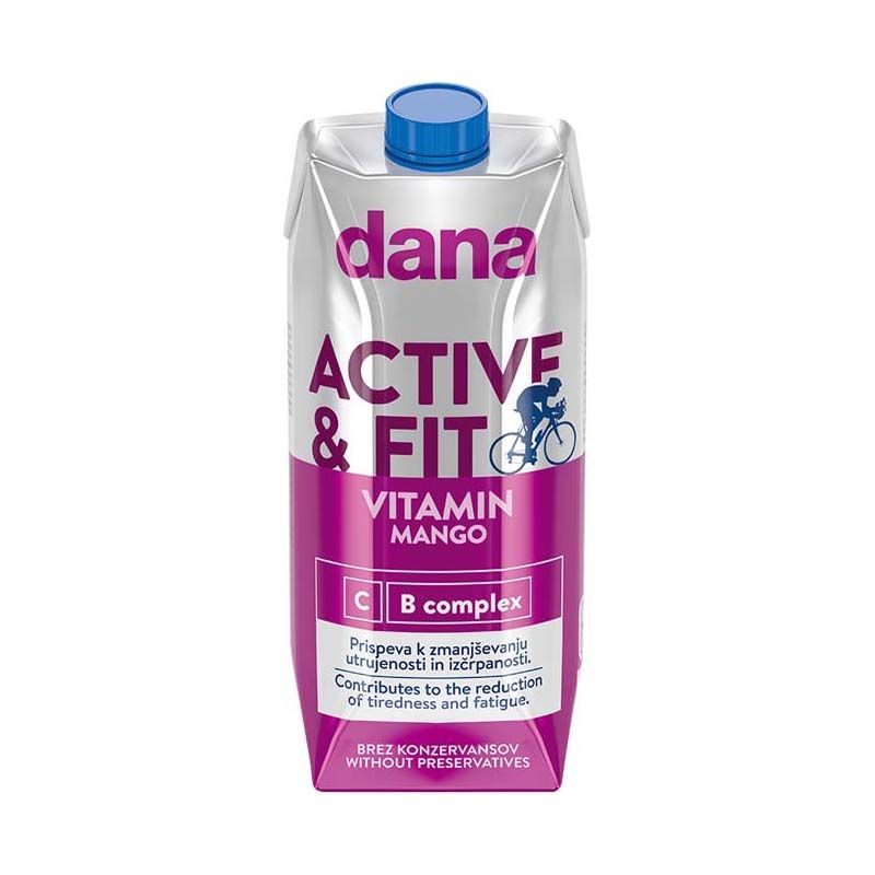 Dana vitaminos víz Active & Fit mangó - 750ml