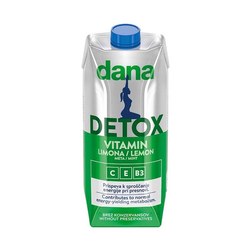 Dana vitaminos víz Detox citrom/menta - 750ml