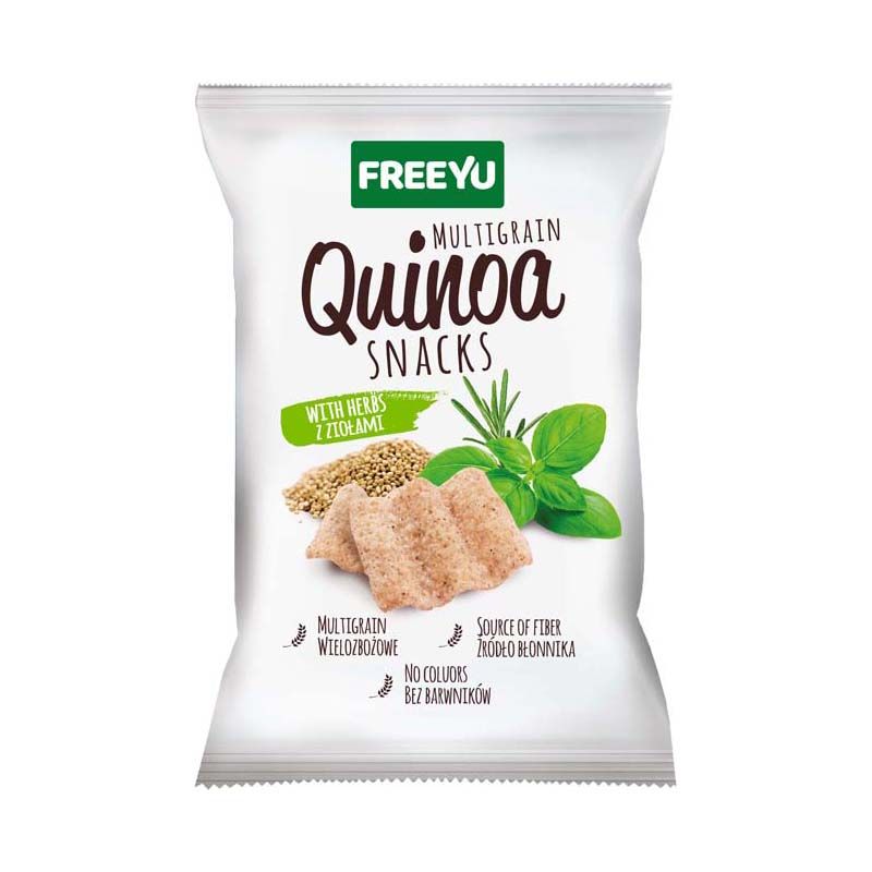 FreeYou Többgabonás Quinoa snack zöldfűszeres
