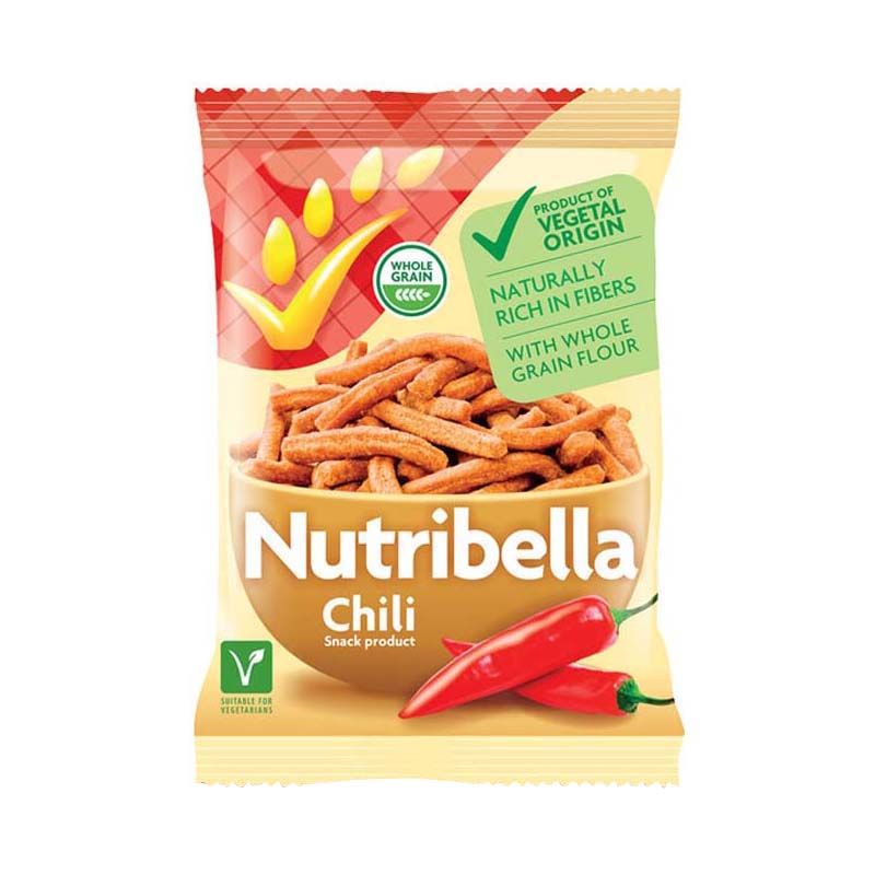 Nutribella teljes kiőrlésű chilis snack