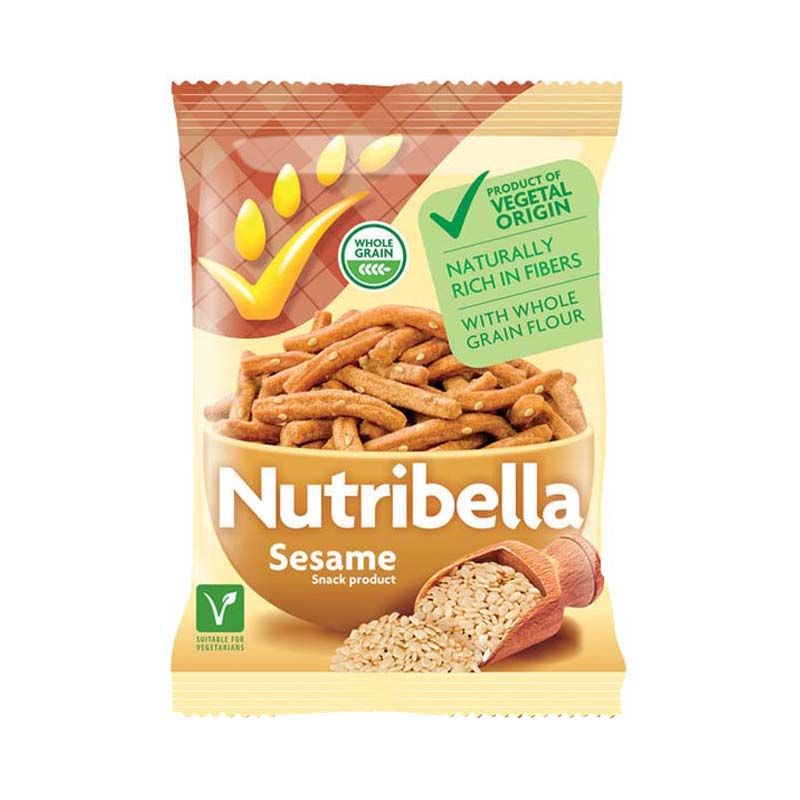 Nutribella teljes kiőrlésű szezámos snack