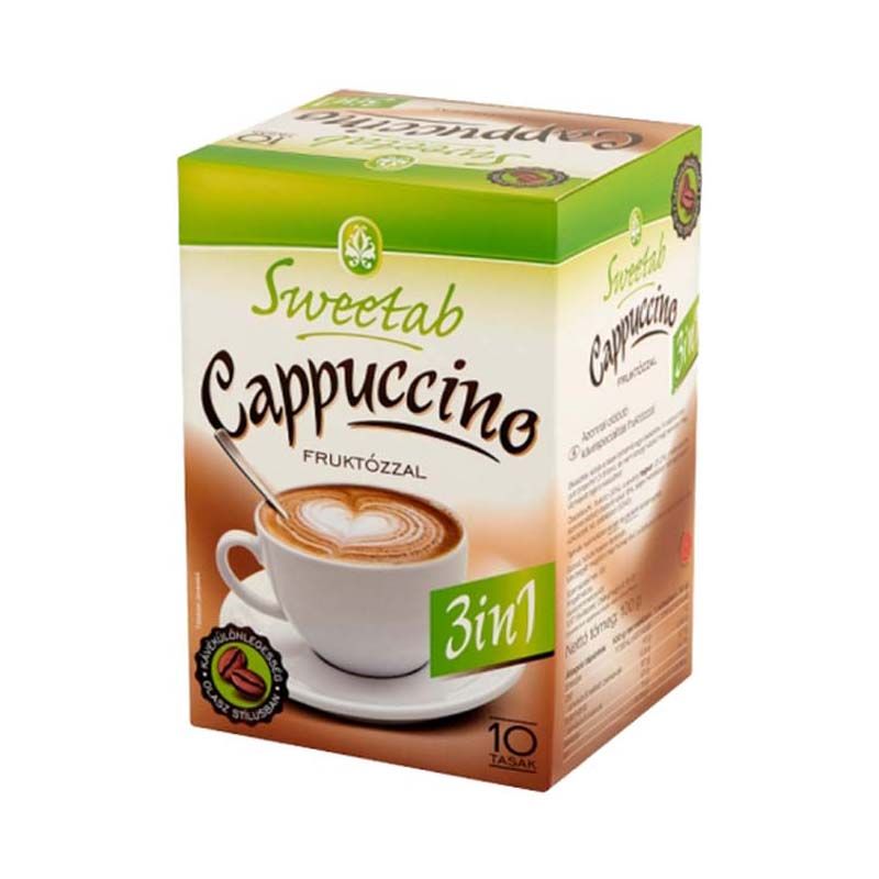 Sweetab Cappuccino fruktózzal