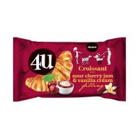 4U Croissant meggy és vanília krémmel