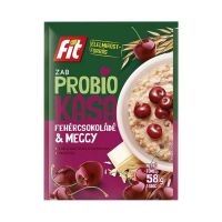 Fit Probio zabkása Meggy-fehércsoki ízű fruktózzal